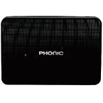 Phonic SEp207B - Powered 6 1/2 inch 20 Watt Molded Speaker - Black