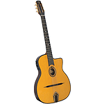Gitane DG-455 Acoustic/Electric Selmer Style Jazz Guitar Outfit