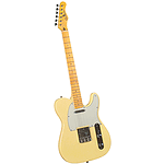Gladiator GL-121 T-Style Electric Guitar - Vintage White
