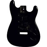 Golden Gate S-201 S Style Guitar Body - Black