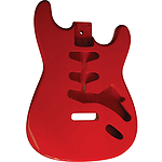 Golden Gate S-204 S Style Guitar Body - Fiesta Red