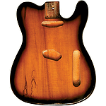 Golden Gate S-313 T Style Guitar Body - Tobacco Red