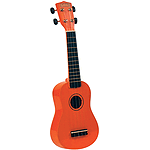 Mahalo U-30OR Soprano Ukulele - Orange w/Gig Bag