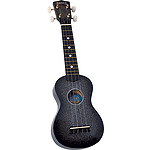 Mahalo U-35BK Sparkling Soprano Ukulele Outfit - Black