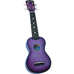 Mahalo U-35PP Sparkling Soprano Ukulele Outfit - Purple