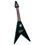 Mahalo UG-40BK Flying V style Black Ukulele with Gig Bag