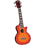 Mahalo ULP-30ECH Cherry Sunburst Electric Ukulele w/Gig Bag