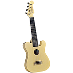 Mahalo UTL-30VW Vintage White Ukulele w/Gig Bag