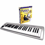Adventus Piano Suite Deluxe Keyboard Bundle - Piano instruction Software and MIDI Keyboard
