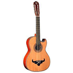 Oscar Schmidt OH52SE Acoustic-Electric Bajo Sexto with Gig Bag