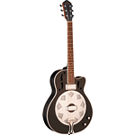Oscar Schmidt OR6CEB Acoustic-Electric Resonator Guitar - Black