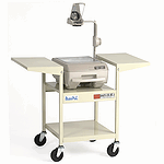 Buhl Overhead Steel Cart, Adjustable 21" to 29"