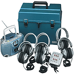 Hamilton Electronics Deluxe Cassette/CD/AM-FM Listening Center 6 stations