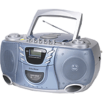 Hamilton Electronics Portable Compact Disc Player with Stereo AM/FM Radio & Cassette Recorder
