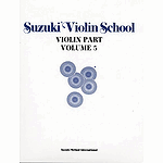 Suzuki Violin School Violin Part Volume 5