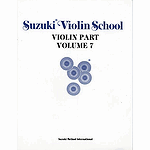 Suzuki Violin School Violin Part Volume 7