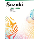 Suzuki Cello School Volume 4 Cello Part Revised Edition