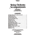 String Orchestra Accompaniments To Solos From Volumes 1 & 2 Violin 1