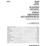 String Orchestra Accompaniments To Solos From Volumes 1 & 2 Bass