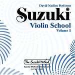 Suzuki Violin School CD Volume 1 (Performed By David Nadien(includes Separate Acompaniment Tracks)