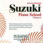 Suzuki Piano Scool CD Volume 3 (Performed By Kataoka)