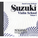 Suzuki Violin School CD Volume 1 (Performed By David Cerone