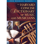 Harvard Concise Dictionary Of Music And Musicians  New Edition