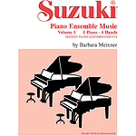 Suzuki Piano Ensemble Music Volume 1 For Piano Duet
