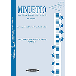 Minuetto String Quartet (2p8h)