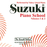 Suzuki Piano School CD Volumes 1 & 2 (Performed By Valery Lloyd-Watts)