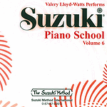 Suzuki Piano School CD Volume 6 (Performed By Valery Lloyd-Watts)