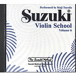 Suzuki Violin School CD Volume 6 (Performed By Koji Toyoda)