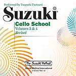 Suzuki Cello School CD Volume 3 & 4