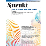 Suzuki Violin School Volume 1 Midi Disks Acc/Cd-Rom