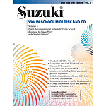 Suzuki Violin School Volume 5 Midi Disks Acc./Cd-Rom