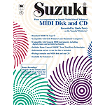 Suzuki Violin School Volume 6 Midi Disk Acc./Cd-Rom
