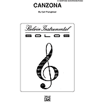 Canzona E-Flat Baritone Saxophone Solos (With Piano Accompaniment)