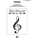 Gigue E-Flat Alto Saxophone Solos (With Piano Accompaniment)