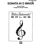 Sonata In D Minor B-Flat Clarinet Solos (With Piano Accompaniment)