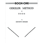 Gekeler Mothod For Oboe Book I
