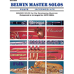 Belwin Master Solos Volume 1 (Flute) Intermediate Solo Book Only