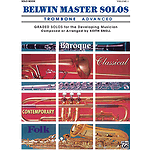 Belwin Master Solos Volume 1 (Trombone) Advanced Solo Book Only