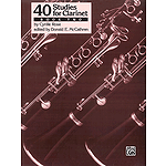 40 Studies For Clarinet Book Two Studies 21-40)
