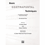 Basic Contrapuntal Techniques Revised Edition Reed Steinke
