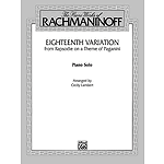 Eighteenth Variation (From Rhapsodie On A Theme Of Paganini)