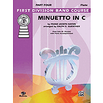 Minuetto In C Flute Solos (With Piano Accompaniment)includesd-Flat Piccolo Part