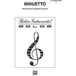 Minuetto B-Flat Clarinet Solos (With Piano Accompaniment