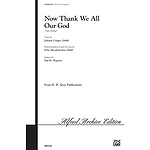 Now Thank We All Our God Satb Choir & Congregation