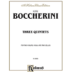 Boccherini  Three Qunitets For Two Violins Viola And Two Cellos
