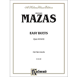 Jacques Mazas  Easy Duets Opus 40 & 60  For Two Violins